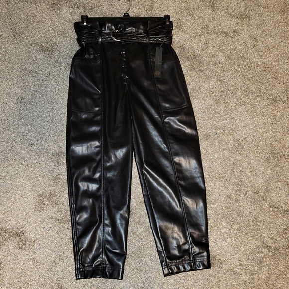 NWT House of Harlow faux leather pants - Picture 1 of 6